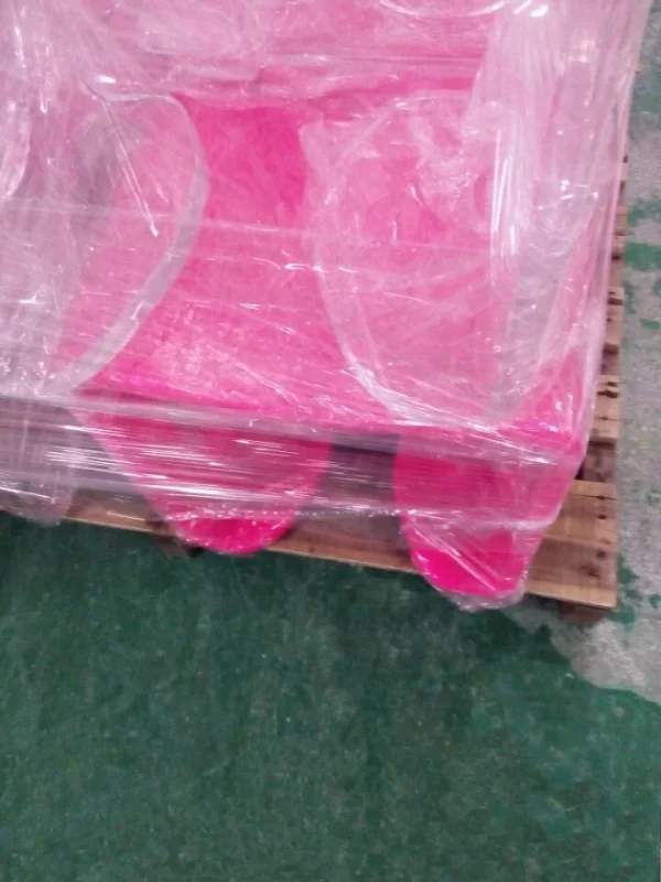 Luxury Modern Acrylic Sex Stool Pink Commercial Massage Stool in Stock with Carton Packing - Image 2