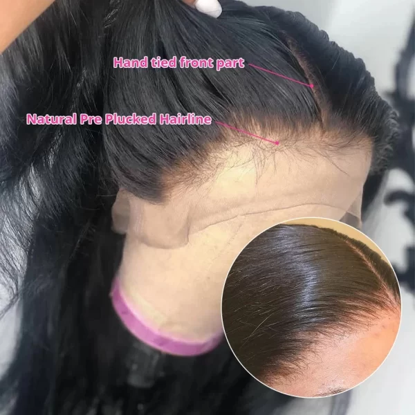 Women Wigs13x6 Frontal Indian Hair Wigs Human Hair Lace - Image 3