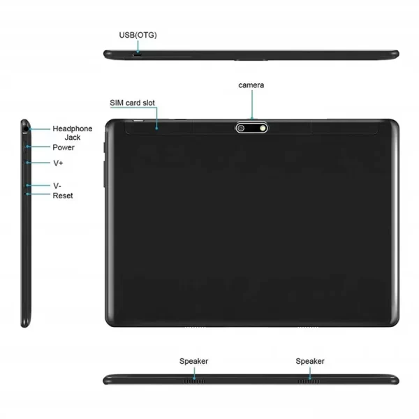 Kids Tablets 10.1 Inches Android Educational WiFi and BT5.0 MTK6762 P22 Tablet 10 Inch Android GMS Octa 4G RAM LTE Table Pc - Image 4