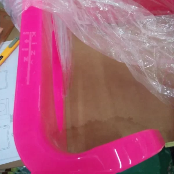 Luxury Modern Acrylic Sex Stool Pink Commercial Massage Stool in Stock with Carton Packing - Image 5